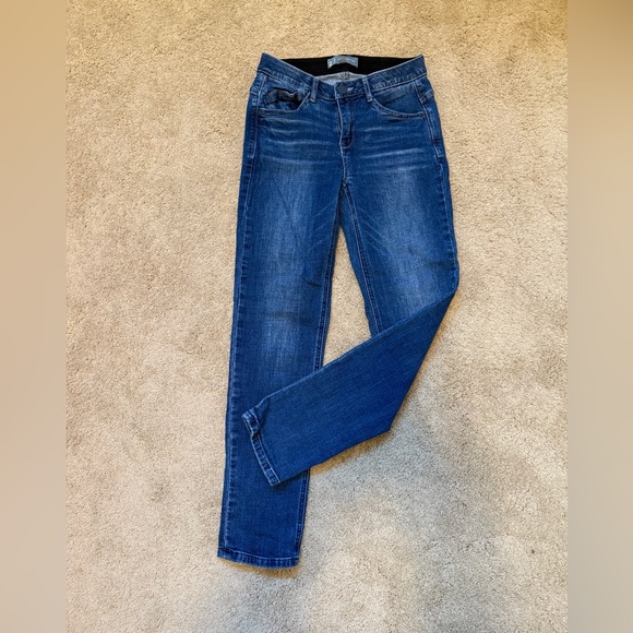 Wit & Wisdom Dark Blue Skinny Jeans waist 27 Size 0 - Picture 1 of 7